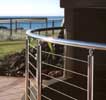 Magnificent looking stainless steel balustrading